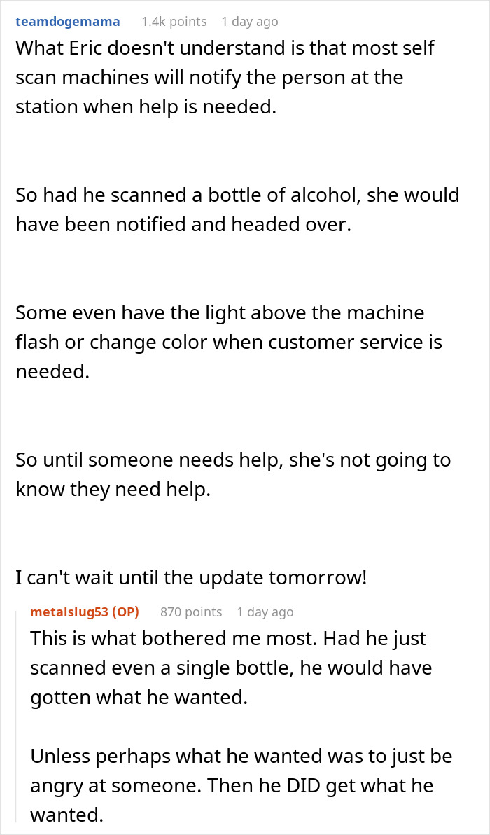 Boomer Thinks He Can Disrespect Cashier, Passerby Decides To Meet Him At His Job For A Lesson