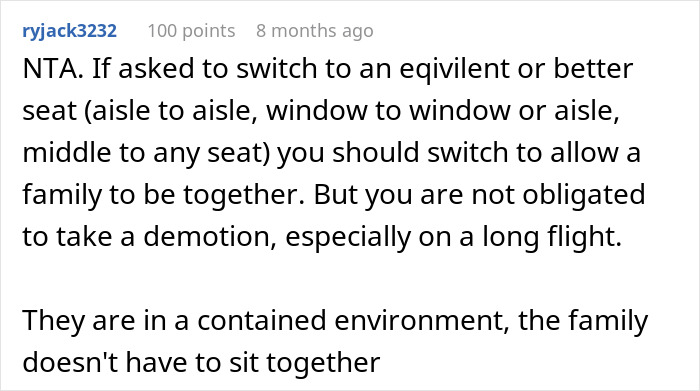 Passengers Unite Against Woman Who Wouldn't Give Up Her Aisle Seat For Family Of Five Passengers Unite Against Woman Who Wouldn't Give Up Her Aisle Seat For Family Of Five