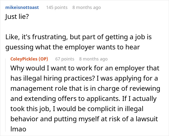 Woman Gets Rejected From Job Application After The First Question, Decides To Test The Process