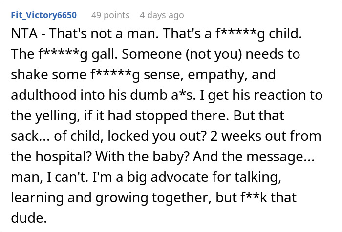 Mom Recovering From A C-Section Completely Loses It At Incompetent Husband Mom Recovering From A C-Section Completely Loses It At Incompetent Husband