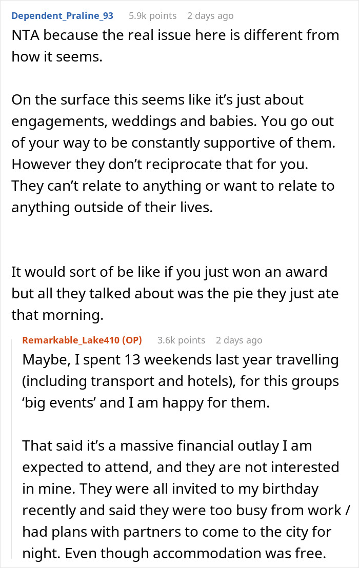 Woman Refuses To Be Subjected To Hours Of Marriage And Baby Talk, Skips Trip, Drama Ensues Woman Refuses To Be Subjected To Hours Of Marriage And Baby Talk, Skips Trip, Drama Ensues