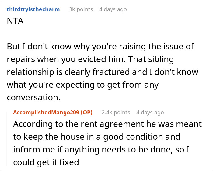 Woman Kicks Out Brother And His Family From Her Home So Her Daughter Can Live There