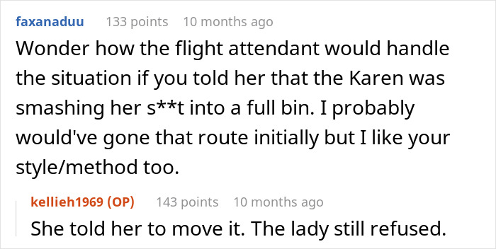 Fellow Passengers Approve Of This Woman’s Revenge On A Karen Who Refused To Be A ‘Decent Person’ Fellow Passengers Approve Of This Woman’s Revenge On A Karen Who Refused To Be A ‘Decent Person’