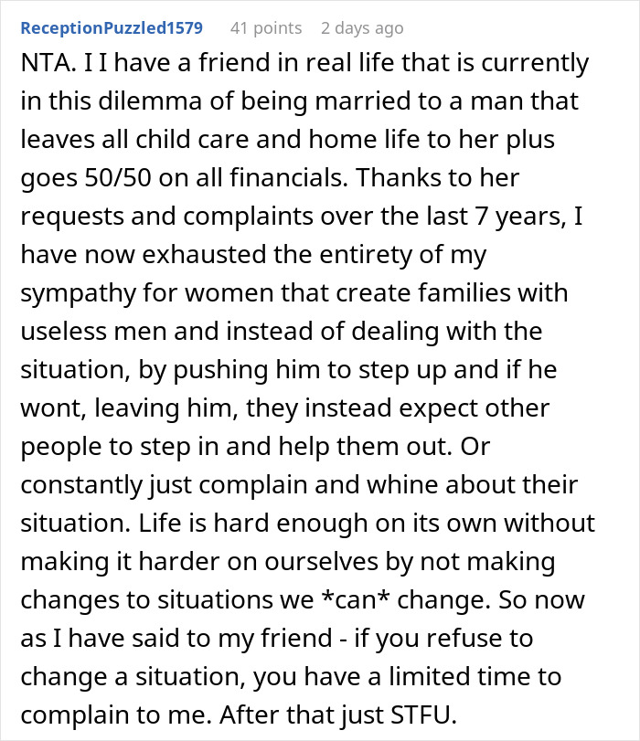 Woman Begs A Friend To Babysit Her Child, Gets A Reality Check About Her Husband Instead