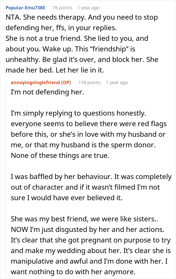 “AITA For Blowing Up At My Friend For Her Behavior At My Wedding?” “AITA For Blowing Up At My Friend For Her Behavior At My Wedding?”