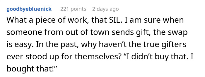 SIL Can't Resist Swapping Gifts On Son's B-Day, Goes Red As A Tomato When He Opens It