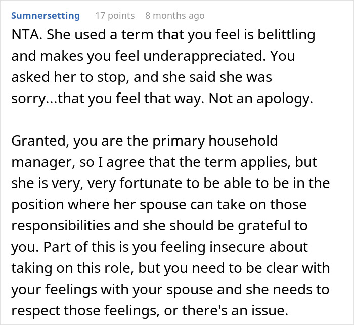 &ldquo;House Husband&rdquo; Feels Emasculated, Demands Wife Apologize Or He Won&rsquo;t Do Any Housework