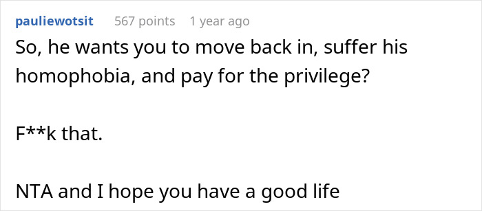 "Am I The Jerk For Moving Out When My Dad Told Me To?"