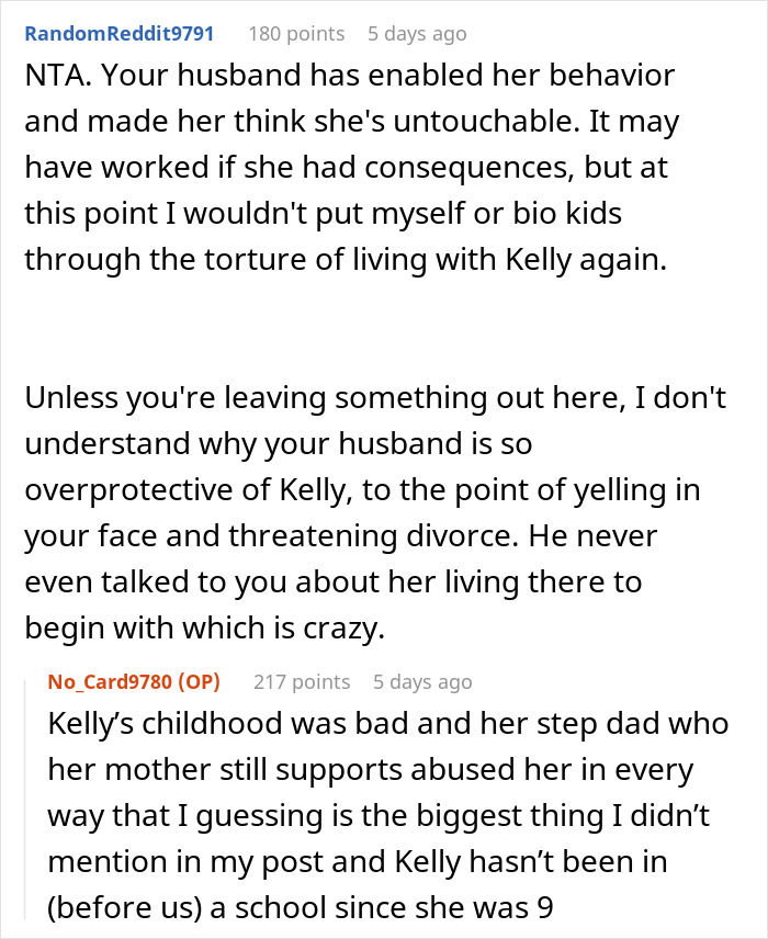 Guy Threatens Divorce Over Wife Wanting To Kick Out His Abusive Niece, She Agrees On The Spot