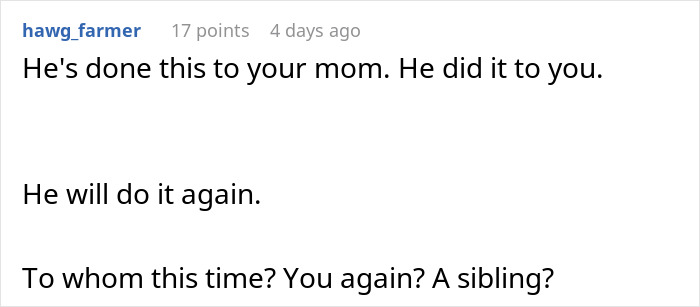 &ldquo;I Turned Him In&rdquo;: Person Learns That Dad Secretly Ruined Their Chances Of Buying A House