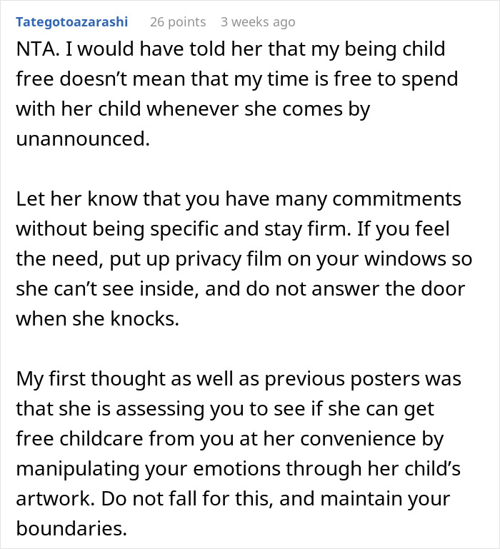 “I’m Child-Free By Choice, Can You Please Leave?”: Woman Has Enough Of Neighbors’ Visits “I’m Child-Free By Choice, Can You Please Leave?”: Woman Has Enough Of Neighbors’ Visits