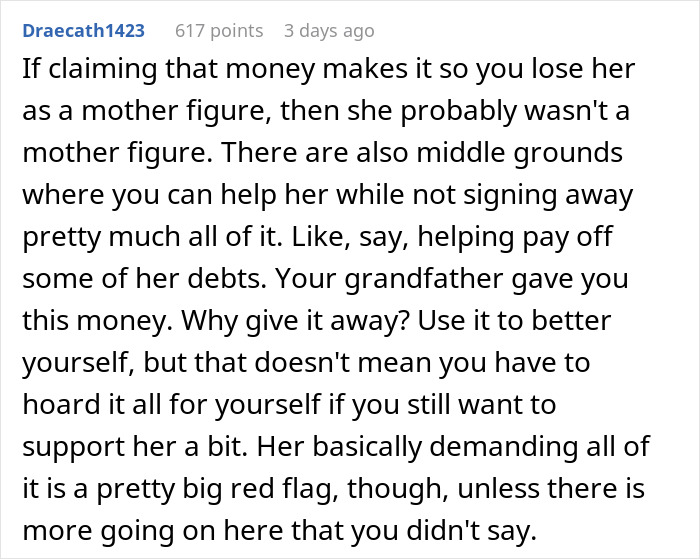 &ldquo;Wants It For Herself&rdquo;: Person Asks For Advice After Grandma Goes After Their Inheritance