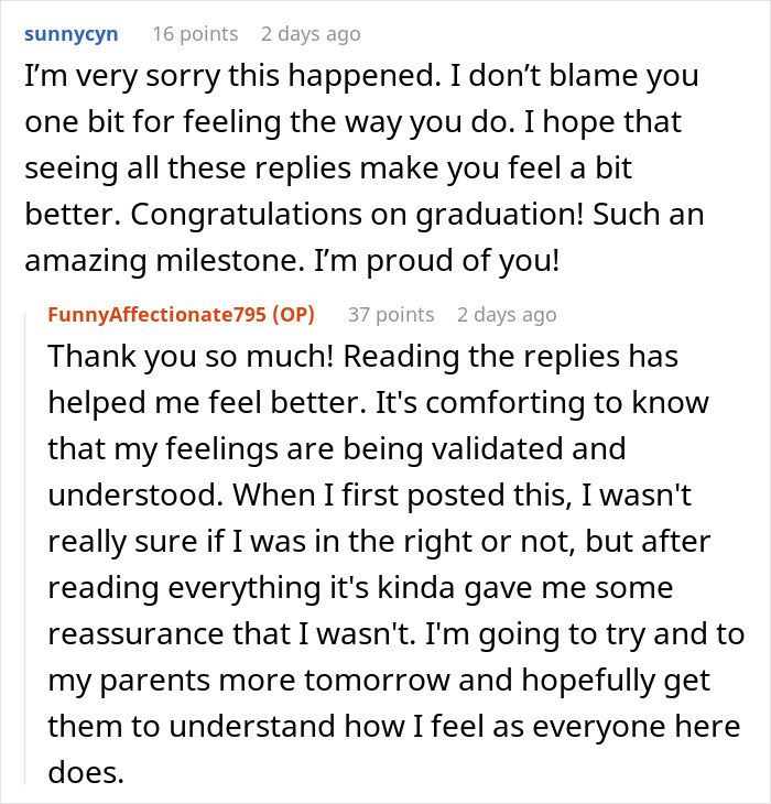 Parents Abandon Teen At His Graduation, He Refuses To Put His Cap And Gown On Again For Photos