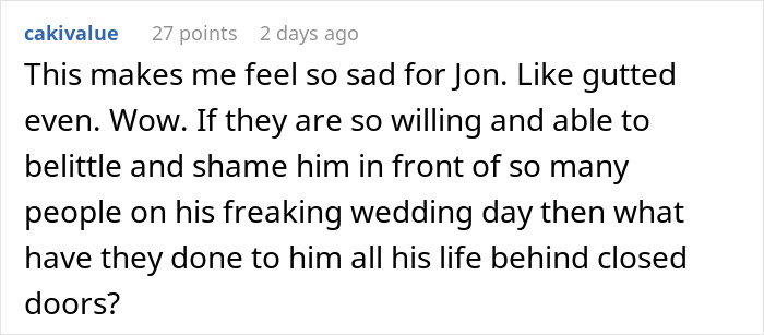 "All Of The Wannabes": Groom's Parents Deliver The Most Insulting Speech, Think It's Funny