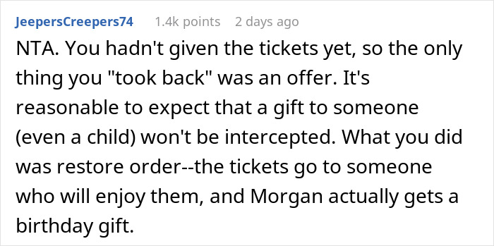 Girl With Several Siblings Is Upset After Mom Says Her Birthday Concert Tickets Will Go To Her Bro