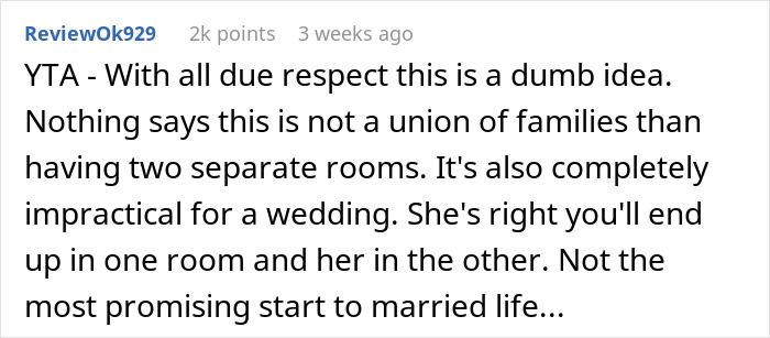 Guy Runs His Wedding ‘Compromise’ Past People Online, Gets Called Out Guy Runs His Wedding ‘Compromise’ Past People Online, Gets Called Out