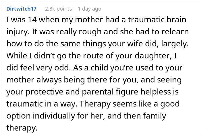 Dad And Daughter's Bond Is Broken After 19YO Treats Mom With Brain Tumor As An Embarrassing Burden