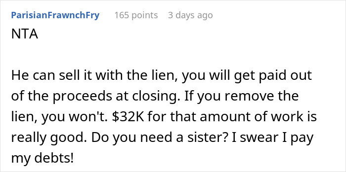 Guy Doesn&rsquo;t Want To Pay Brother Who Renovated His House, Regrets It When He Has To Pay Extra