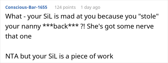 Woman Is Stunned As SIL Goes Negotiating With Nanny Behind Her Back But Gets Outbid