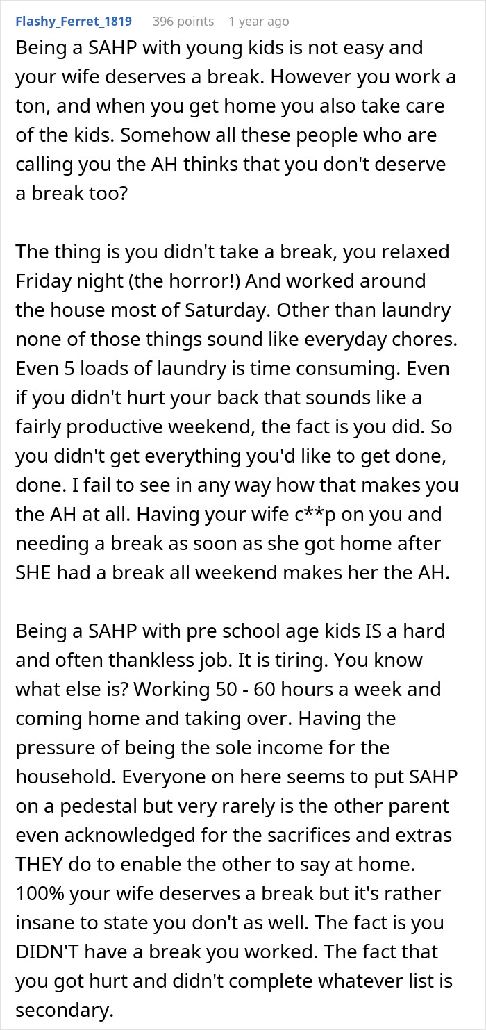 “Thank You, I Guess”: Man’s ‘Surprise’ After Wife’s Getaway Weekend Doesn’t Go As Planned “Thank You, I Guess”: Man’s ‘Surprise’ After Wife’s Getaway Weekend Doesn’t Go As Planned