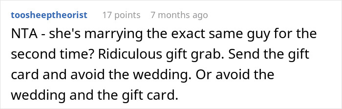 “How I Could Be So Selfish”: Guy Uninvited From Sister’s Wedding Over Gift Conundrum “How I Could Be So Selfish”: Guy Uninvited From Sister’s Wedding Over Gift Conundrum