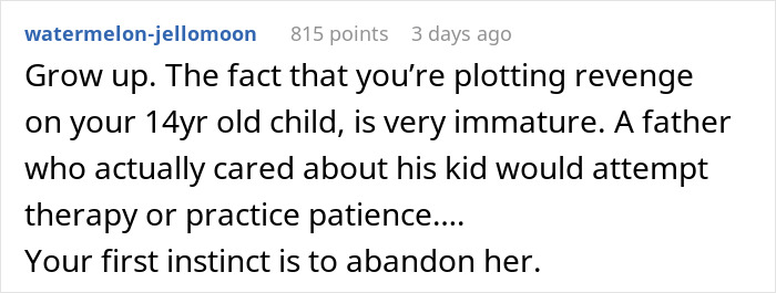 Man Is Extremely Hurt By Daughter Saying She Likes Mom's New BF Better, Removes Her From His Life