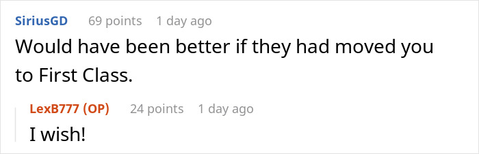 Woman Is Rude About Guy Being In Her Plane Seat, Gets Real Quiet After She's Asked To Move Woman Is Rude About Guy Being In Her Plane Seat, Gets Real Quiet After She's Asked To Move