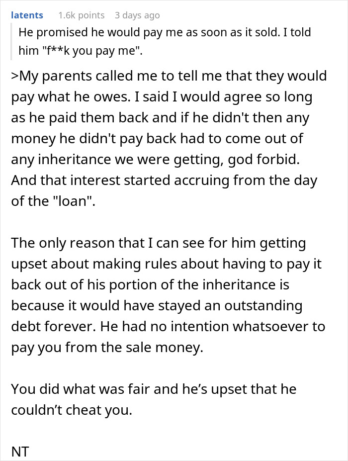 Guy Doesn&rsquo;t Want To Pay Brother Who Renovated His House, Regrets It When He Has To Pay Extra