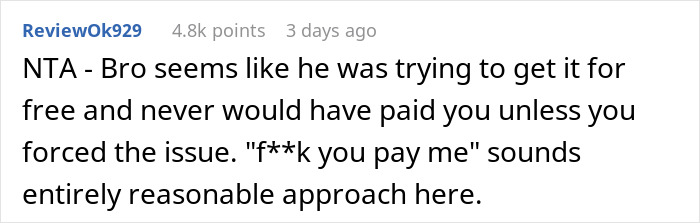 Guy Doesn&rsquo;t Want To Pay Brother Who Renovated His House, Regrets It When He Has To Pay Extra