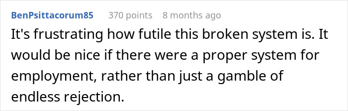 Woman Gets Rejected From Job Application After The First Question, Decides To Test The Process