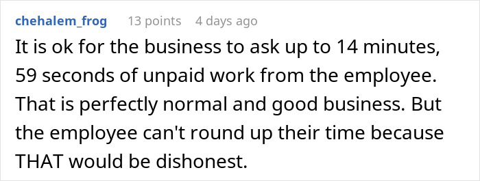 Employee Refuses To Stay After Work After Boss Introduces Ridiculous Rule