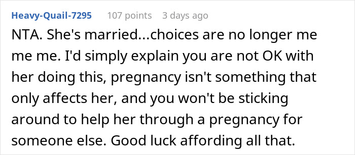 Man Doesn’t Want To Take Care Of Wife While She’s Pregnant With A Surrogate Baby She Applied For Man Doesn’t Want To Take Care Of Wife While She’s Pregnant With A Surrogate Baby She Applied For