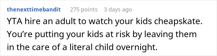 &ldquo;You Get What You Pay For&rdquo;: Dad Dragged For Expecting A 16 Y.O. Babysitter To Be Awake All Night