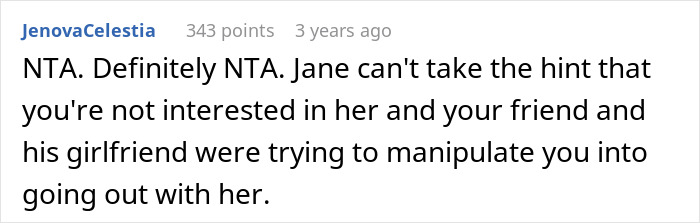 Guy Walks Out Of Blind Date When Friends Try To Set Him Up With Obsessive Woman He&rsquo;s Rejected Thrice
