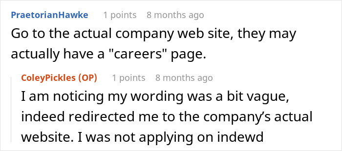 Woman Gets Rejected From Job Application After The First Question, Decides To Test The Process