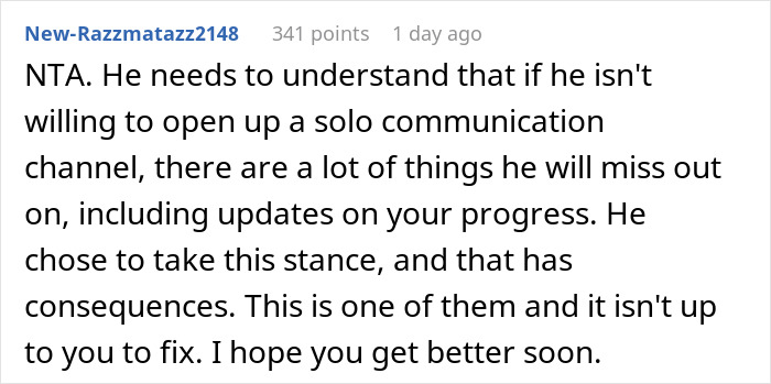 Son Says He'll Only Talk To Mom When His Wife Is Around, Learns About Her Diagnosis From Instagram Son Says He'll Only Talk To Mom When His Wife Is Around, Learns About Her Diagnosis From Instagram