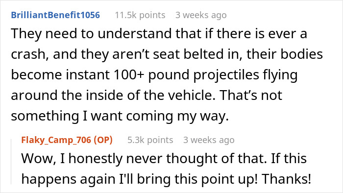 Friends Forced To Walk Home In 40-Degree Weather For Scoffing At Putting On Seatbelts In Guy's Car