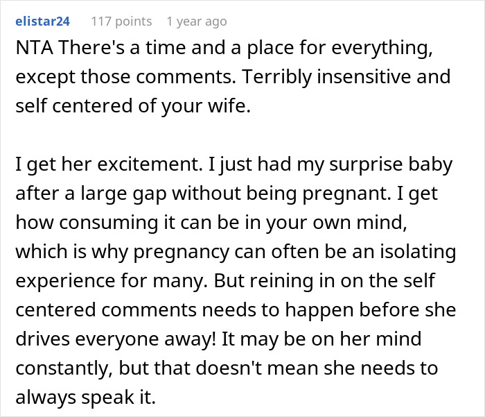 Woman Leaves Home After Husband Tells Her To Stop Talking About Her Pregnancy All The Time Woman Leaves Home After Husband Tells Her To Stop Talking About Her Pregnancy All The Time