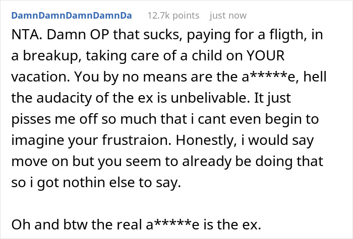 Cheating BF Expects GF To Look After His 2 YO On Flight, She Chooses Business Class Upgrade Instead