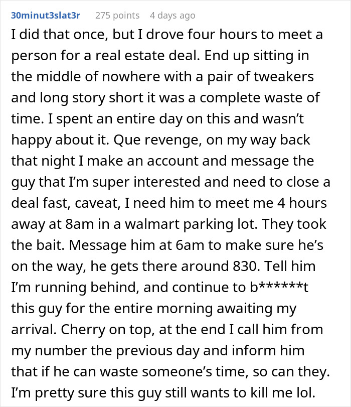 Guy Gets Petty Revenge On FB Marketplace Low Baller For His Ridiculous $250 Offer