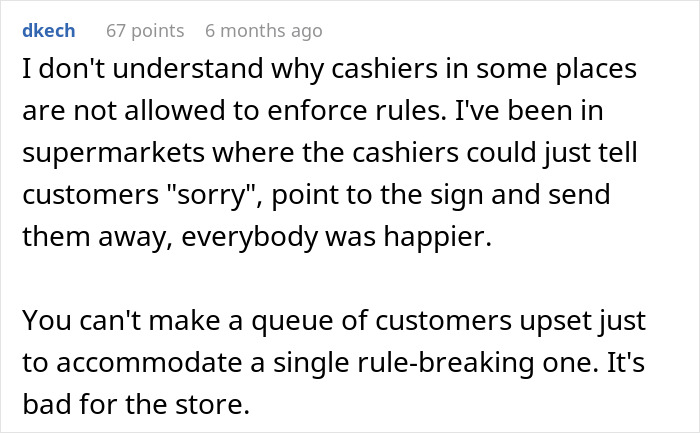Cashier Can’t Do Anything Against Karen Breaking Checkout Rules, Another Shopper Humbles Her Instead Cashier Can’t Do Anything Against Karen Breaking Checkout Rules, Another Shopper Humbles Her Instead