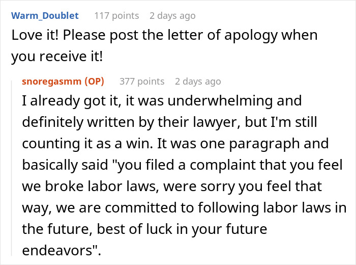 "Always Document Everything": Woman Gets Illegally Fired, Makes The Company Regret It