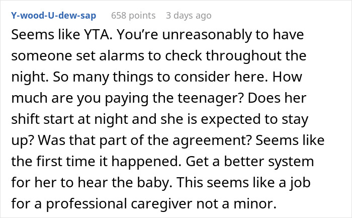 &ldquo;You Get What You Pay For&rdquo;: Dad Dragged For Expecting A 16 Y.O. Babysitter To Be Awake All Night
