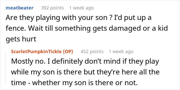 Woman Left Fuming After Neighborhood Kids Invade Her Private Backyard Playset