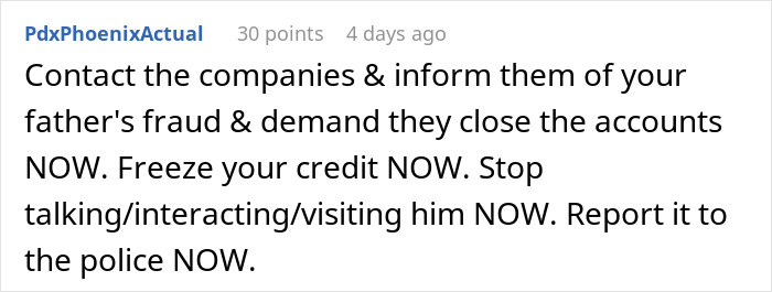 &ldquo;I Turned Him In&rdquo;: Person Learns That Dad Secretly Ruined Their Chances Of Buying A House