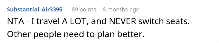 Passengers Unite Against Woman Who Wouldn't Give Up Her Aisle Seat For Family Of Five Passengers Unite Against Woman Who Wouldn't Give Up Her Aisle Seat For Family Of Five