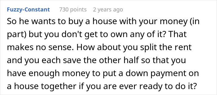 Man's Ridiculous Plan To Get Girlfriend To Finance His House's Down Payment Blows Up In His Face