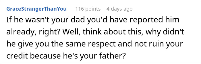 &ldquo;I Turned Him In&rdquo;: Person Learns That Dad Secretly Ruined Their Chances Of Buying A House