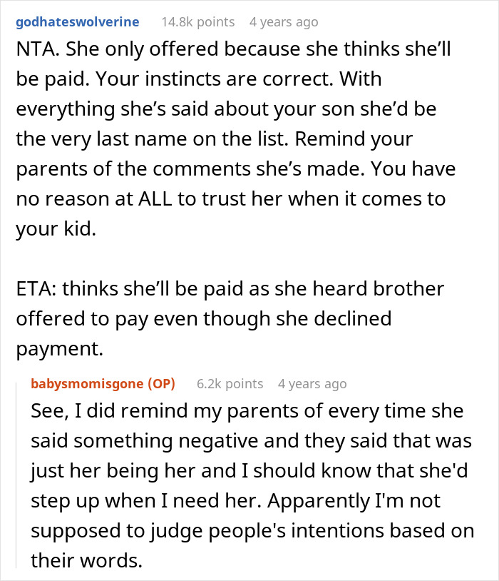 Family Drama Ensues After Man Doesn&rsquo;t Ask Sister To Babysit His Baby After Her Constant Complaints