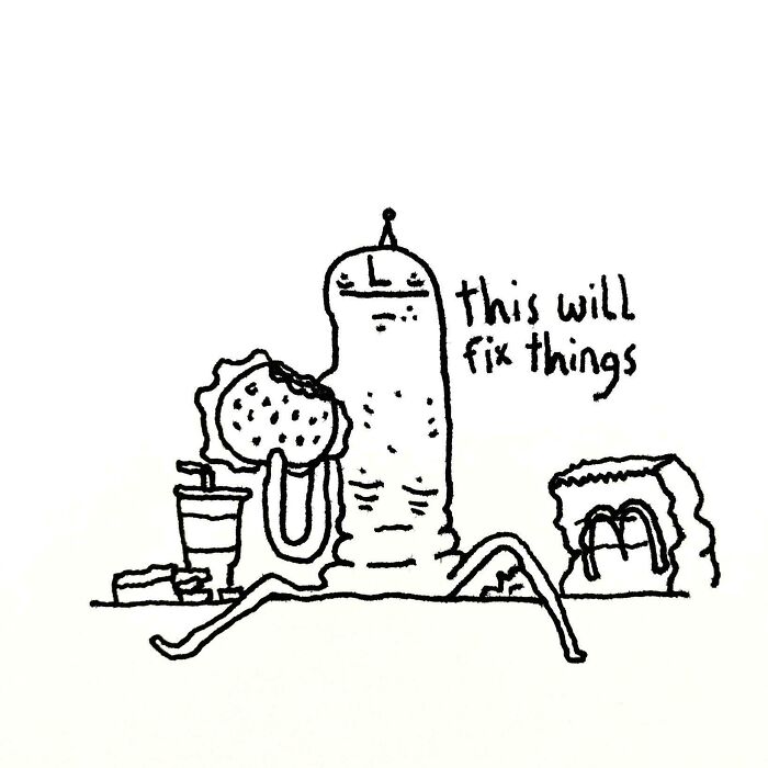 I Depict Life Through The Eyes Of Squishy Naked People With Hats (40 Pics)